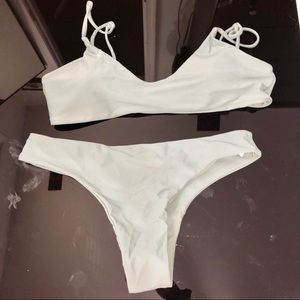 NWOT white bikini
